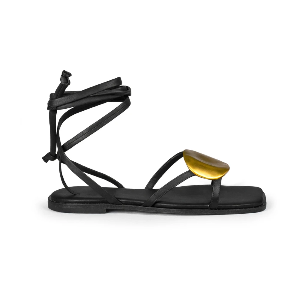 Vic Matié Donna Nero - Sandalo Flat - Shoes - 36 Eu - Immagine 2