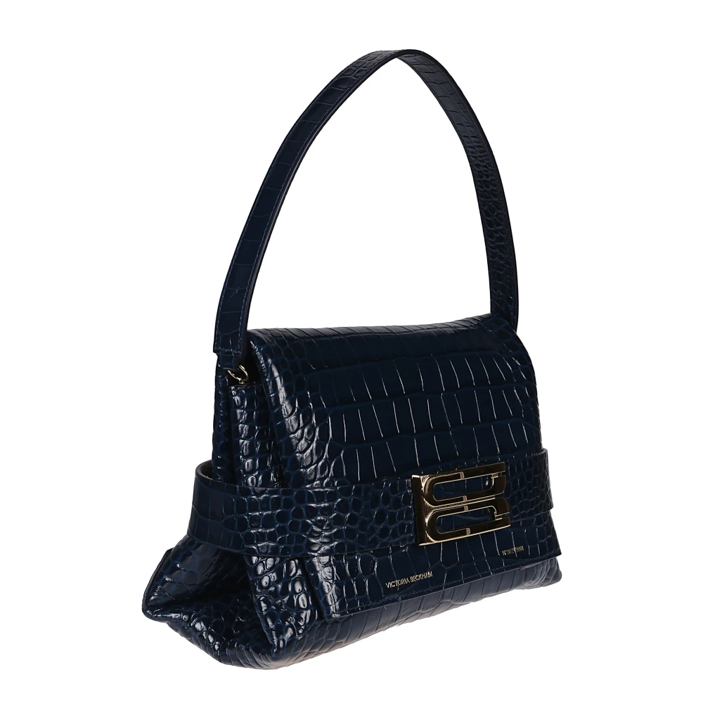 Victoria Beckham Ketting Pouch Tas met Gesp Black Dames