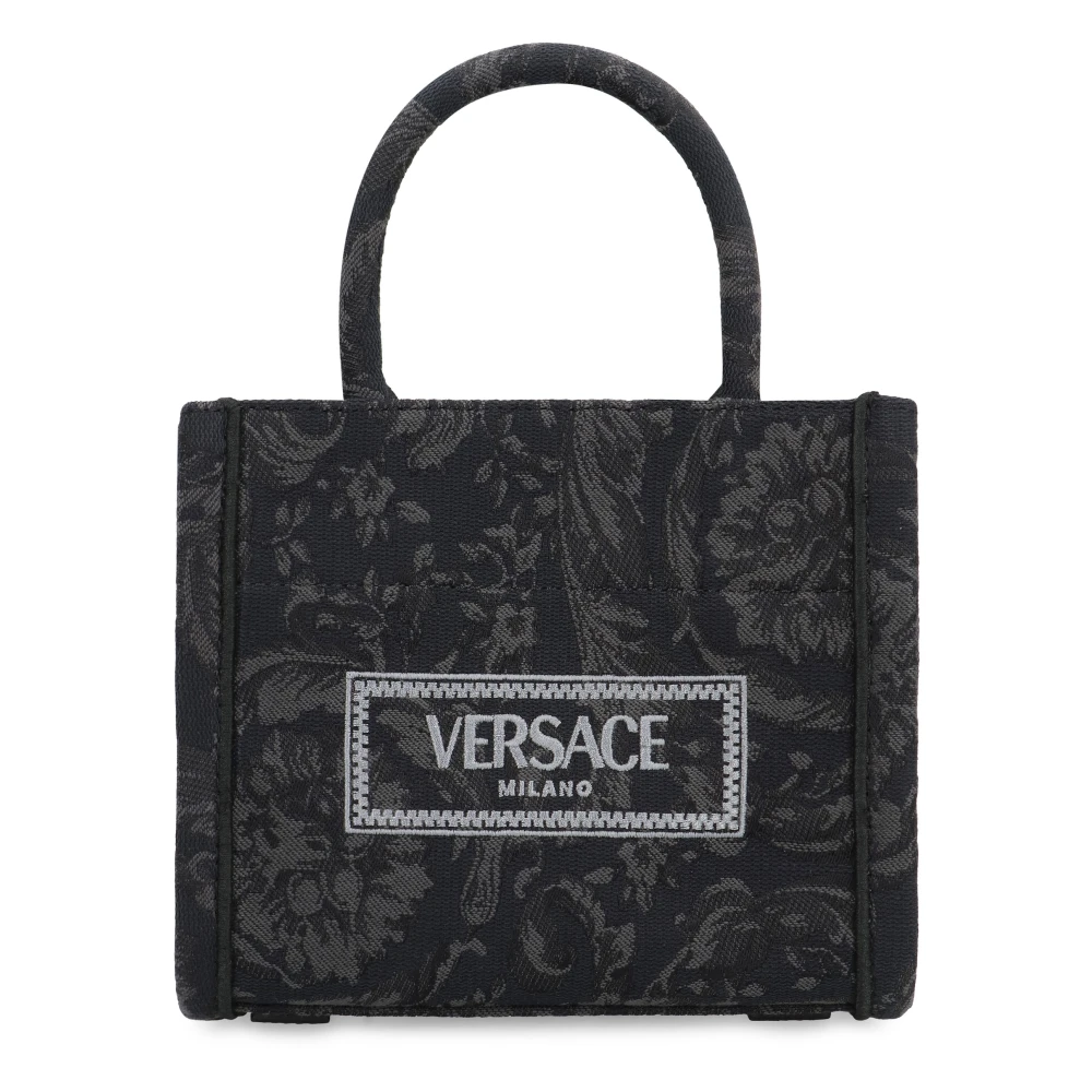 Versace Women's Black Athena Mini Tote Bag - Shopping Bags - One Size - Bags