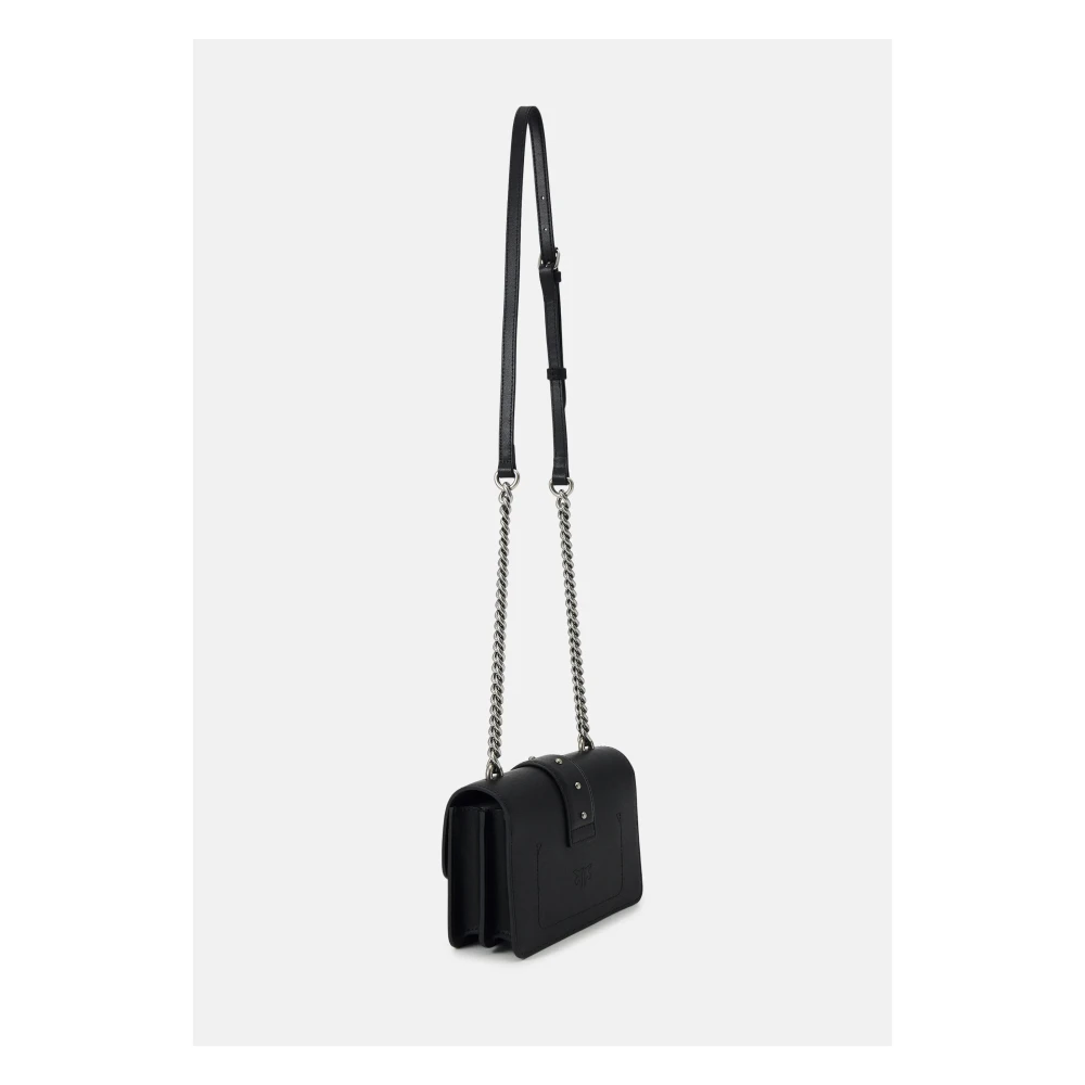 pinko Love One Mini Crossbody Tas Black Dames