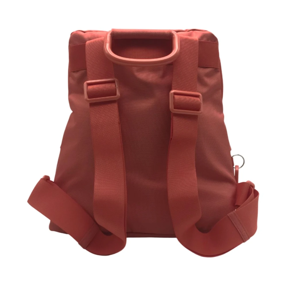 Mandarina Duck Stijlvolle Mitrix Rugzak met Glanzend Effect Orange Dames