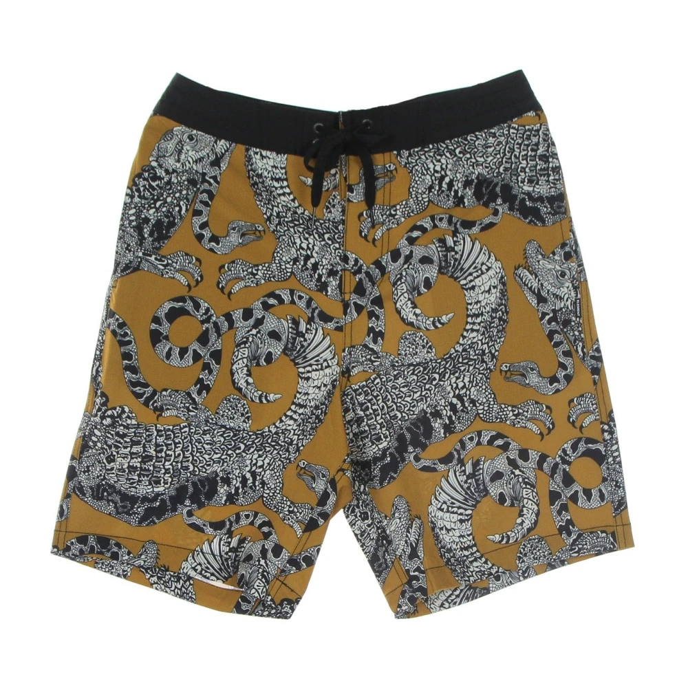 Element Gouden Ripstop Shorts met Trekkoord en Zakken Yellow Heren