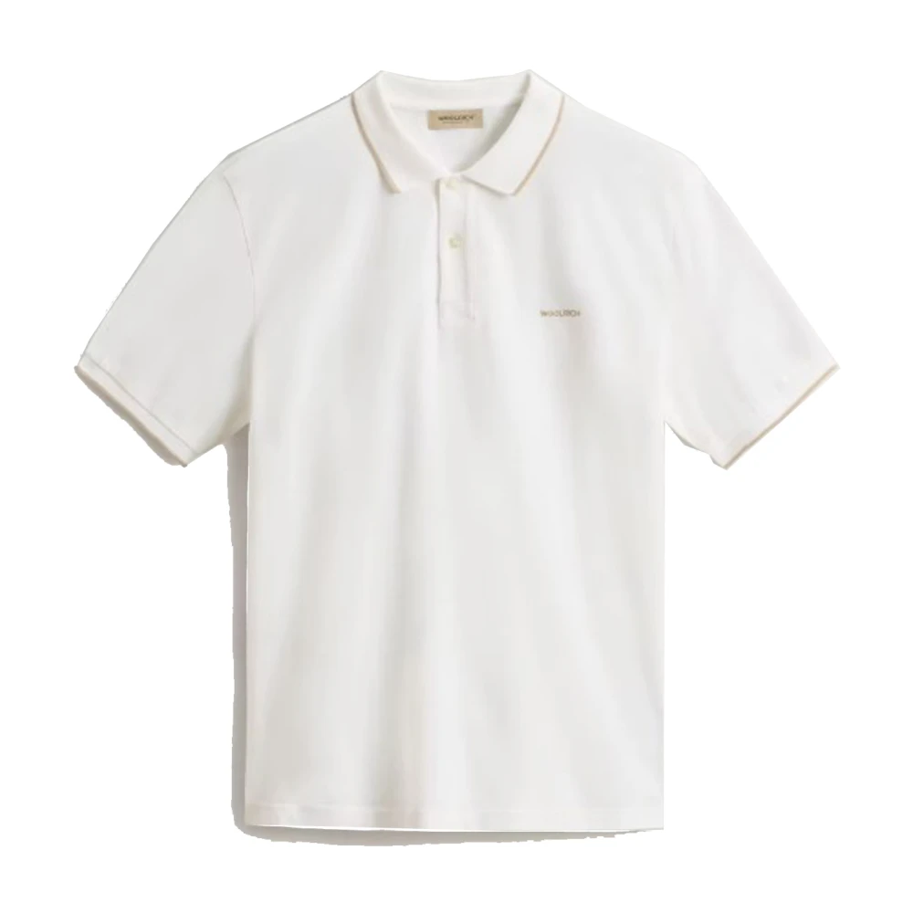 Woolrich Men's White Monterey Polo - Polo Shirts - L - Tops