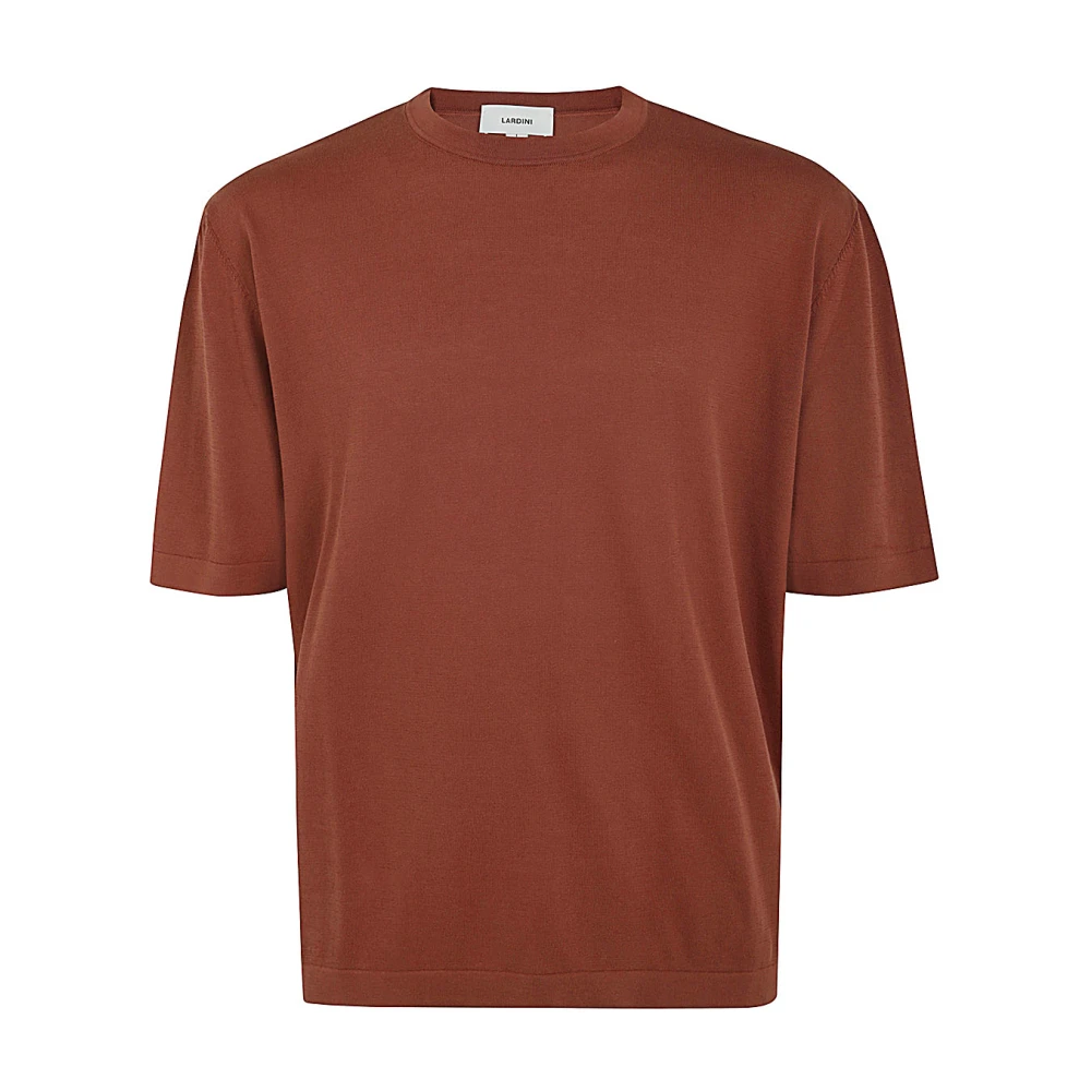 Lardini T-Shirts Brown Heren