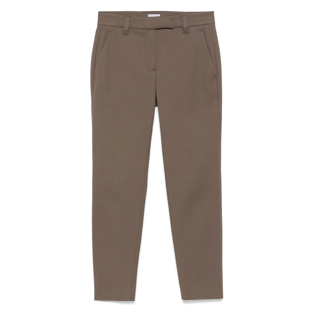 Trousers > Cropped Trousers - - Brunello Cucinelli - Modalova