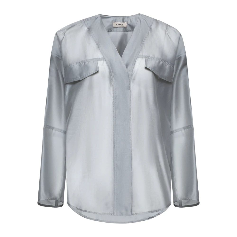 Blanca Vita Stijlvolle Overhemden Collectie Blue Dames