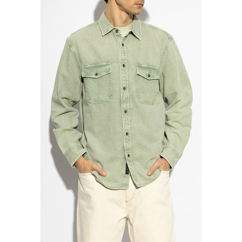 Rag & Bone Denim overhemd Green Heren