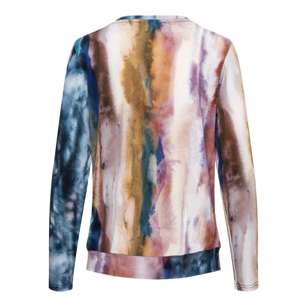 &Co Woman Elegante Langarmige Blouse Multicolor Dames