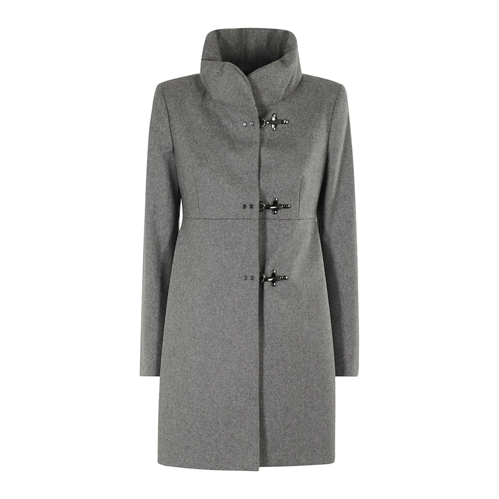 Fay Foderato Romantische Jas Gray Dames