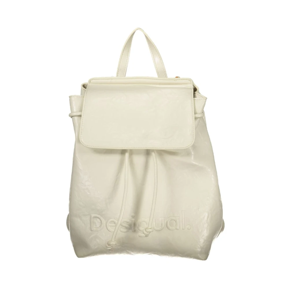 Desigual Damen Weiß Rucksack Half Logo Luena - Bild 3