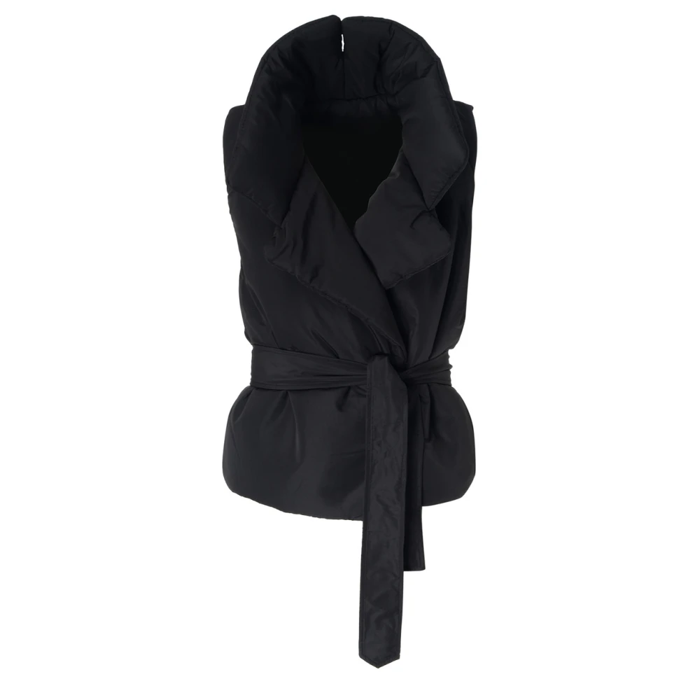 Norma Kamali Mouwloos slaapzakvest Black Dames