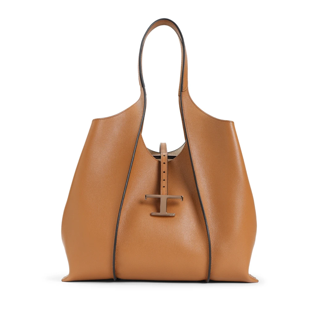 TOD'S Bruine Shopper Tas Elegant en Functioneel Brown Dames