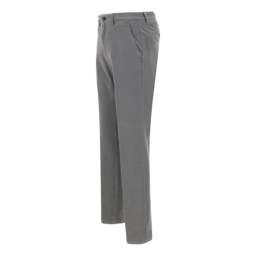 Briglia Grijze Katoenen Weefsel Broek Gray Heren