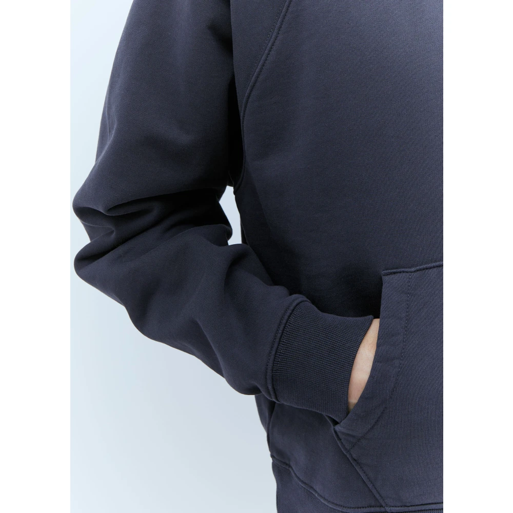 Brain Dead Geborduurd Logo Hoodie Black Heren