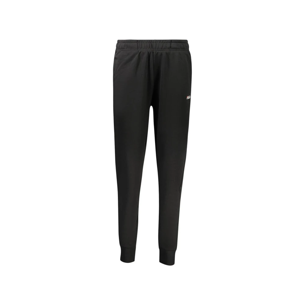 Fila Women's Black Cotton Joggers Workout Pants
