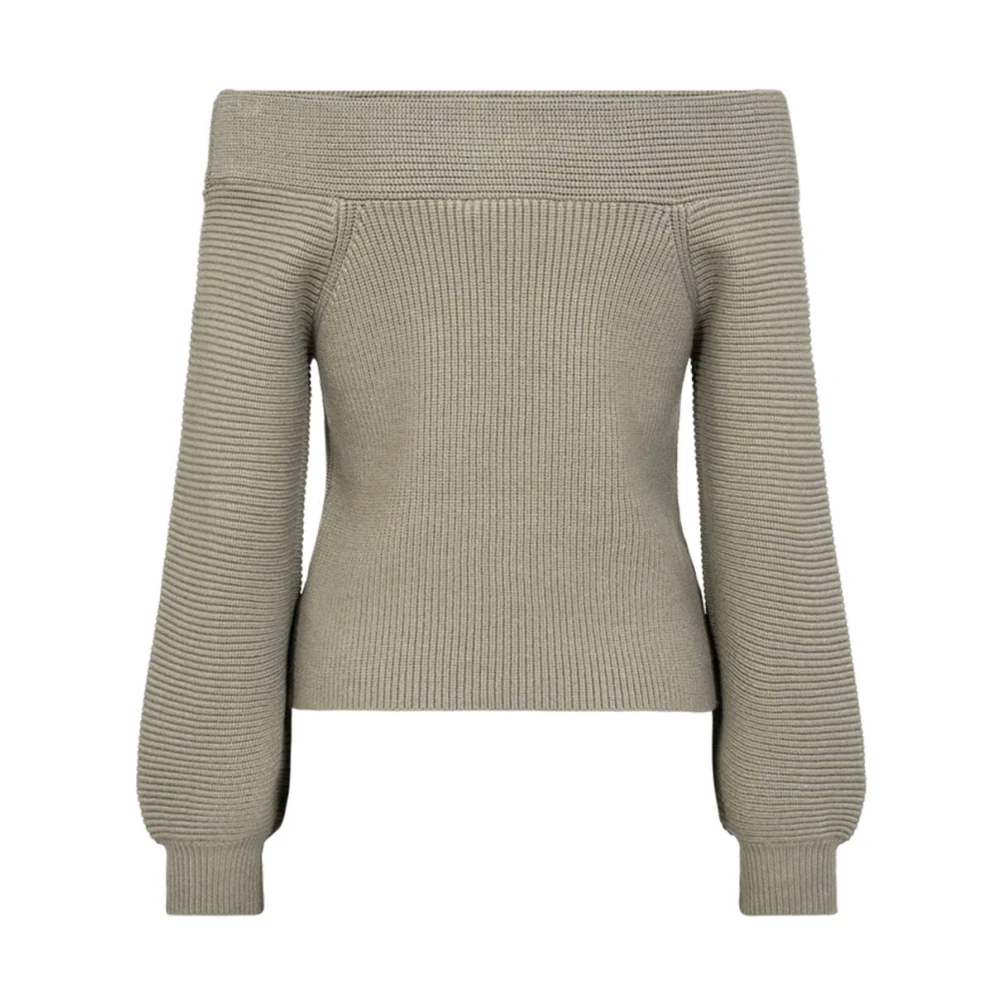 Copenhagen Muse Stijlvolle Muse Pullover in Diverse Kleuren Beige Dames