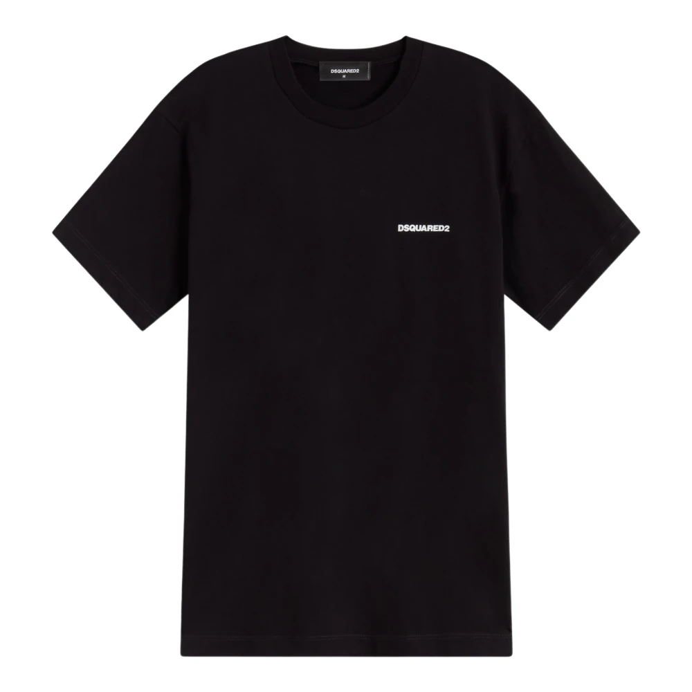 Dsquared2 Milan Urban Print Cool Fit T-Shirt Black Heren