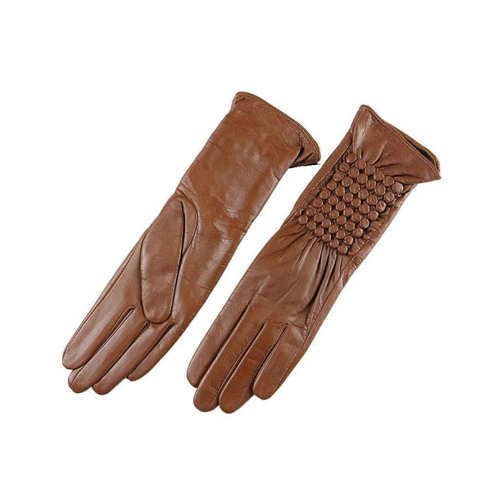 Handskbutiken Handskbutiken Modedesignade långa handskar Brown, Dam
