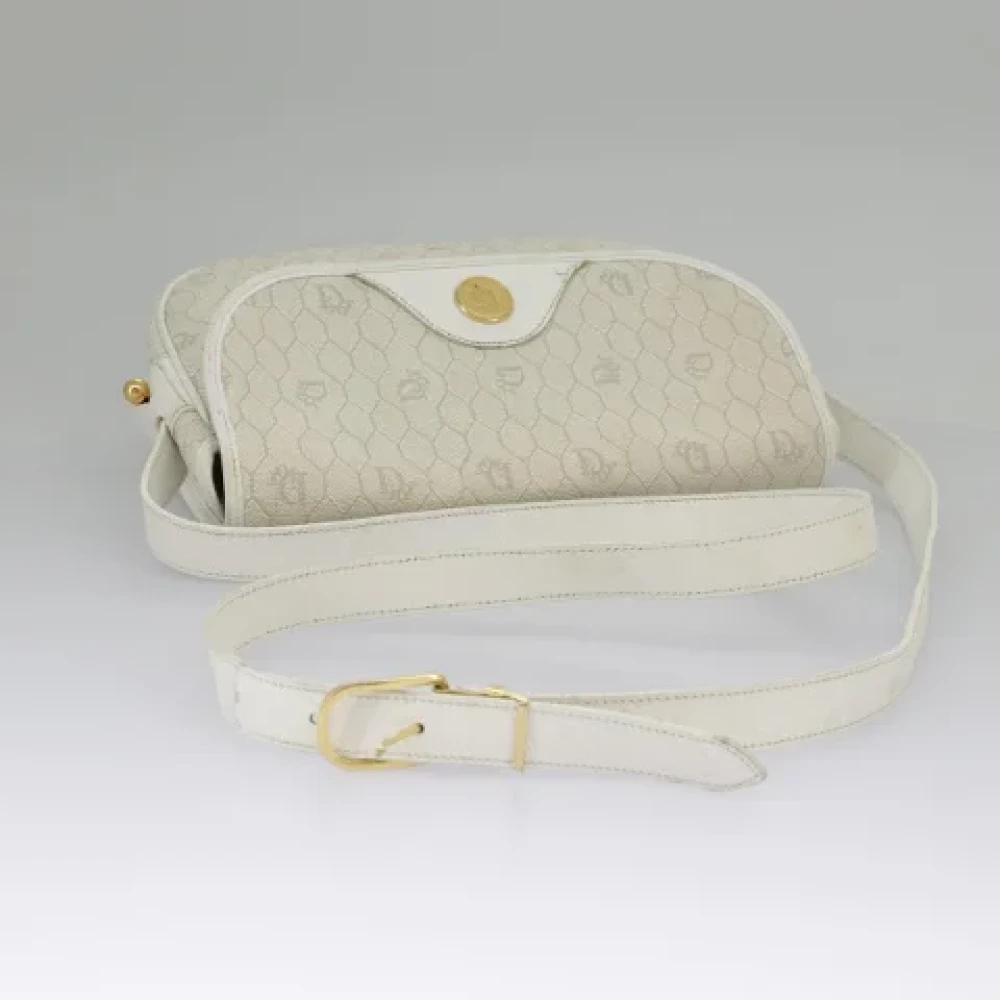 Dior Vintage Pre-owned Canvas dior-bags Beige Dames