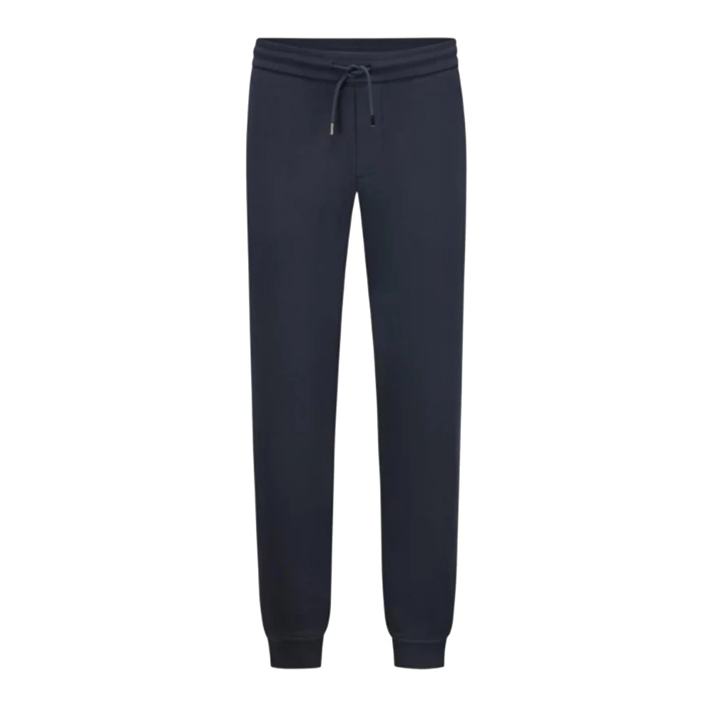 Armani Exchange Blauwe Trekkoordbroek Elastische Enkels Blue Heren