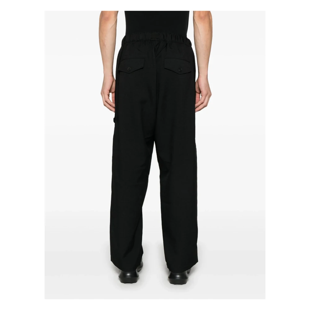 Y-3 Sportieve 3-Streep Broek Heren Black Dames