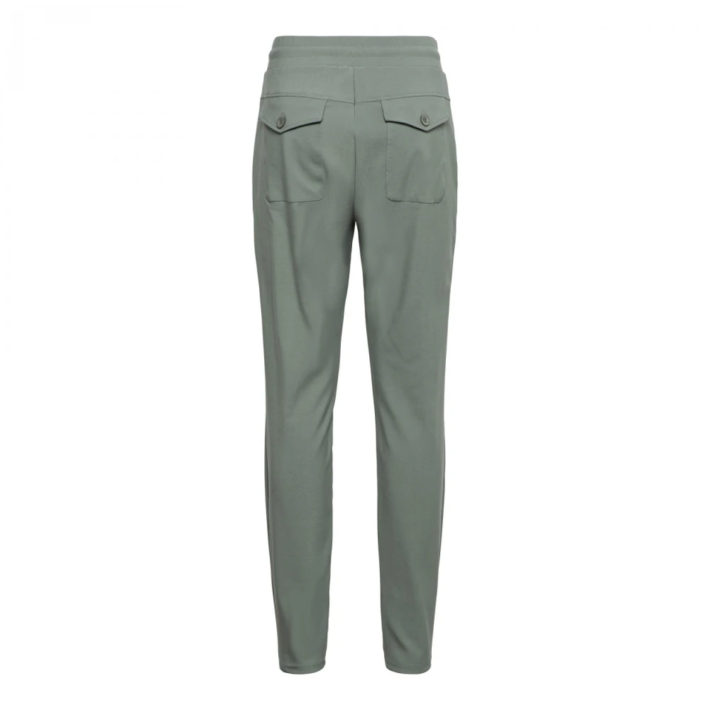 &Co Woman Joggingbroek voor heren comfortabel en stijlvol Green Dames