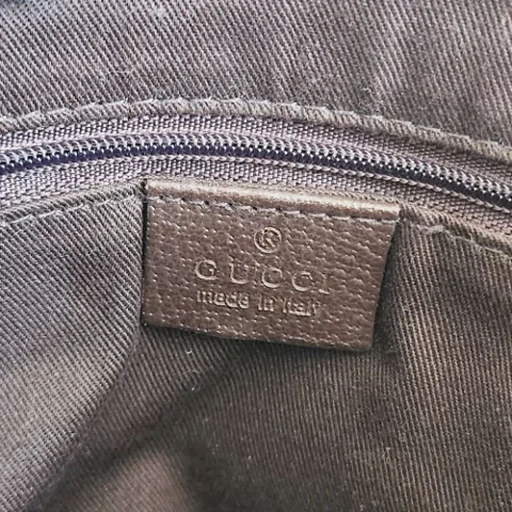 Gucci Vintage Pre-owned Canvas totes Beige Dames