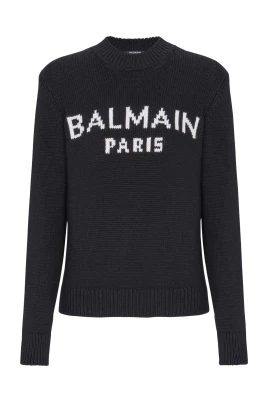Klassisk sweatshirt med Paris-tryck