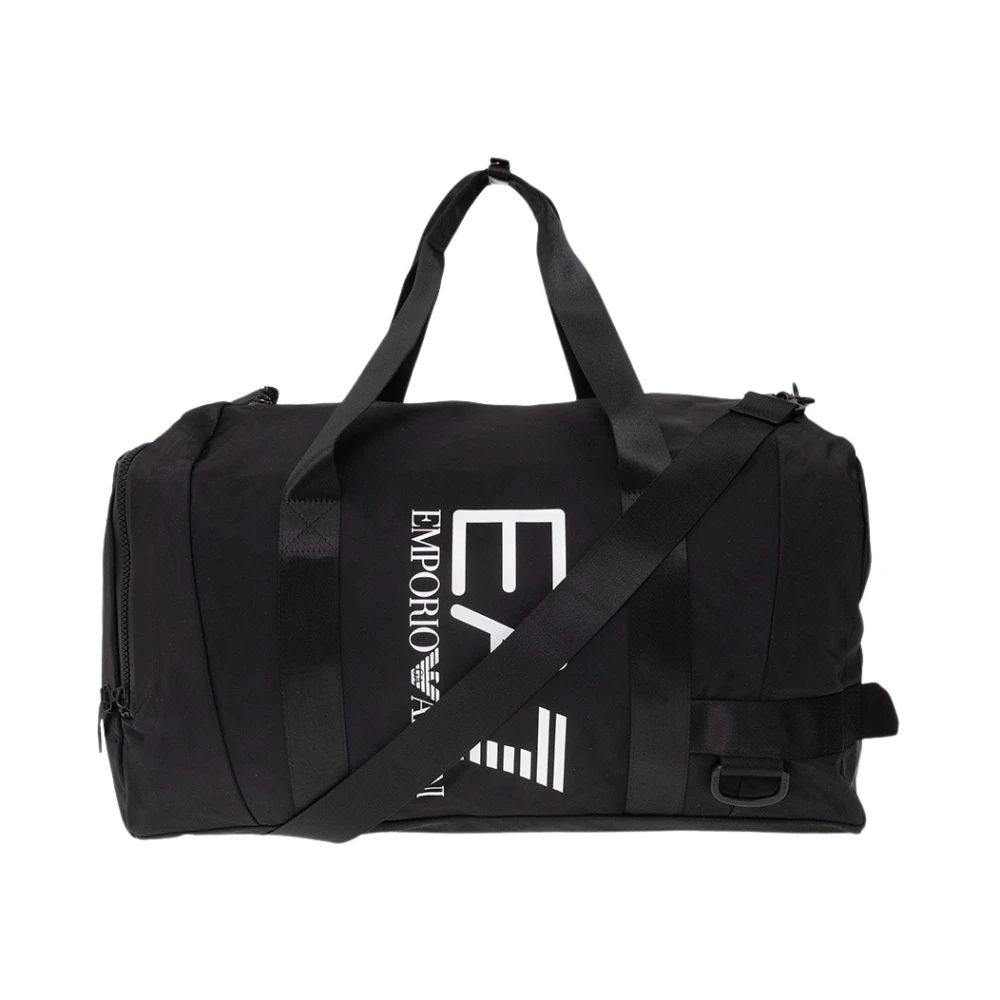 Emporio Armani EA7 Träningsväska med logotyp Black, Herr