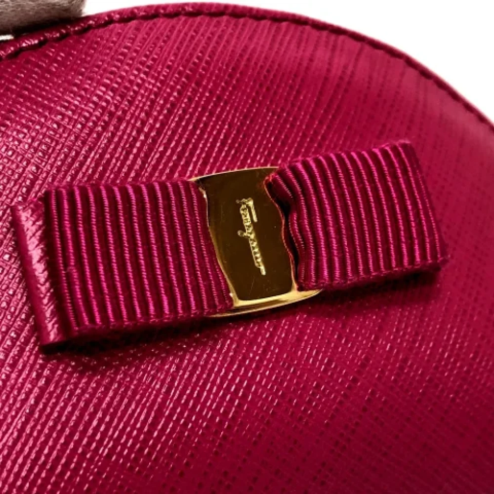 Salvatore Ferragamo Pre-owned Leather wallets Pink Dames