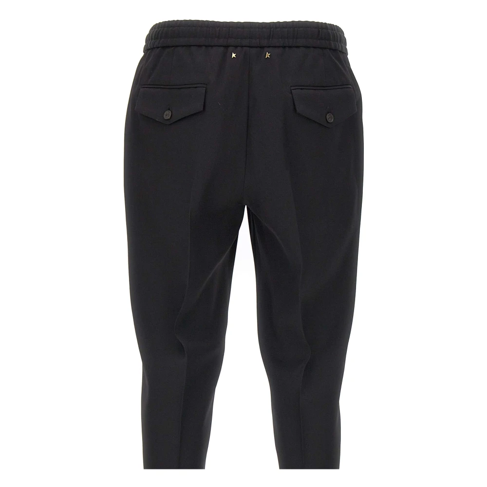 Golden Goose Zwarte Broek Black Heren