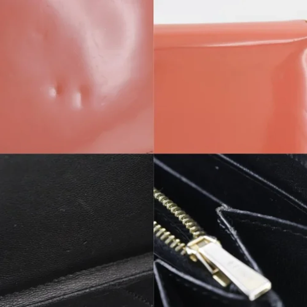 Celine Vintage Pre-owned Leather wallets Pink Dames