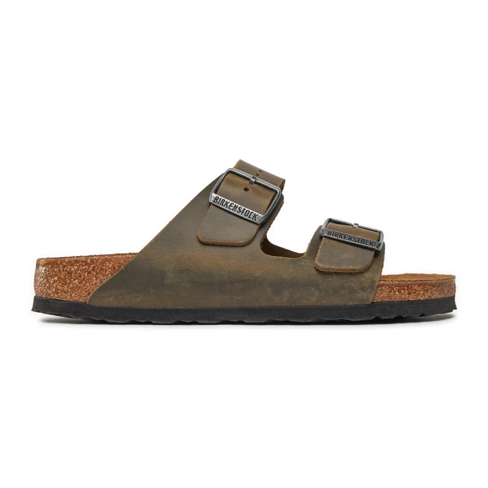 Birkenstock Women's Green Arizona Sandals Narrow - Sliders - 6 Uk - Shoes