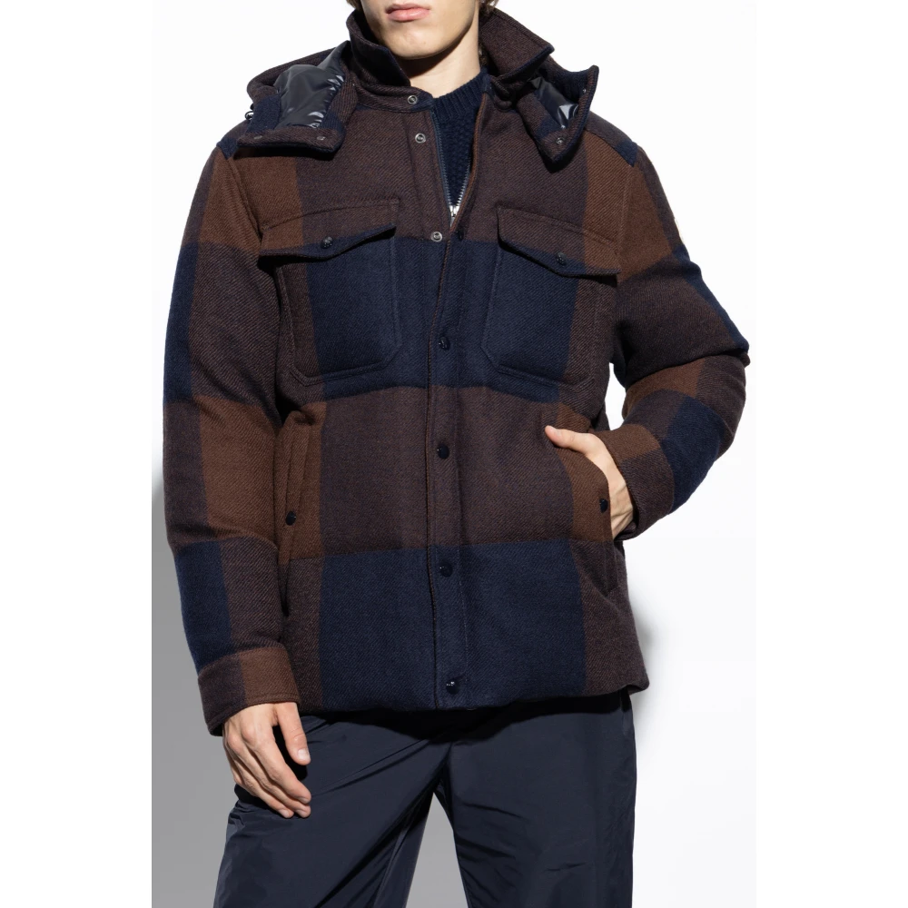 Moncler Donsjack Ladurns Blue Heren