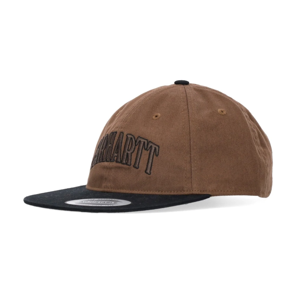 Carhartt WIP Bruin zwarte platte klep pet Brown Heren