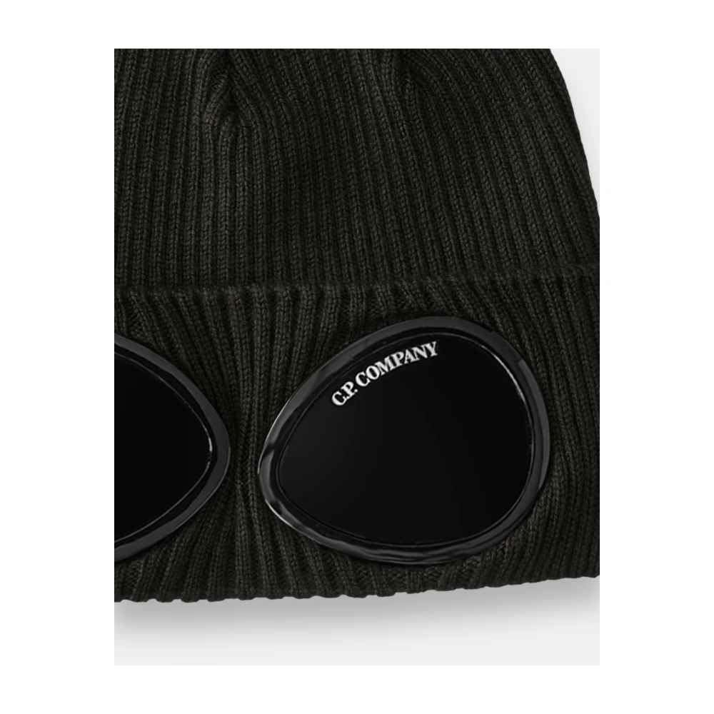 C.P. Company Iconische Goggle Muts Zwart Black Heren