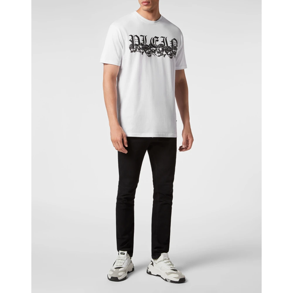 Philipp Plein Witte T-shirts en Polos White Heren