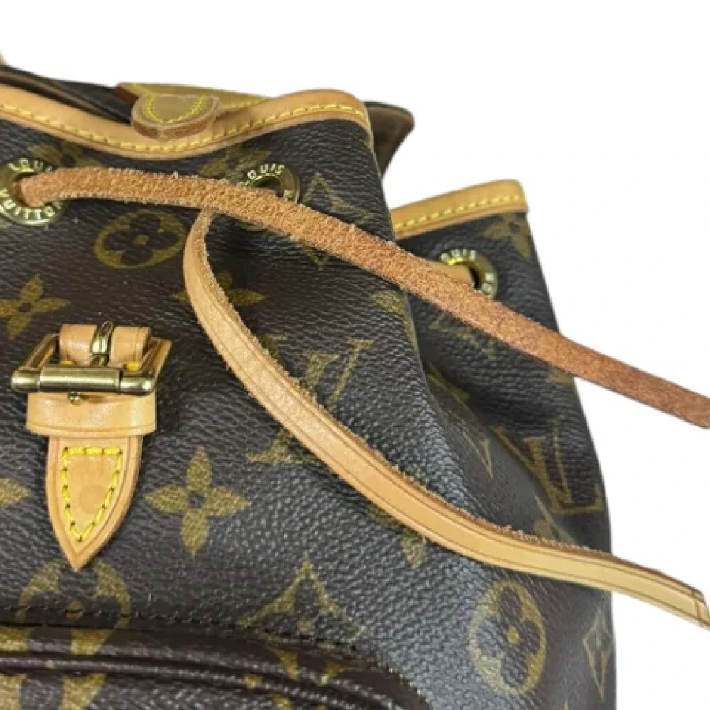 Louis Vuitton Vintage Pre-owned Canvas backpacks Brown Dames