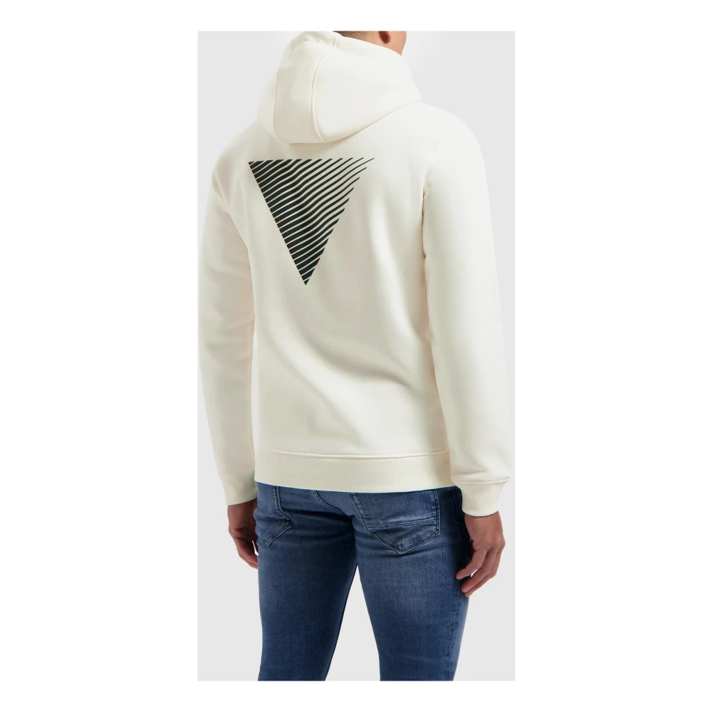Pure Path Essential Logo Hoodie White Heren