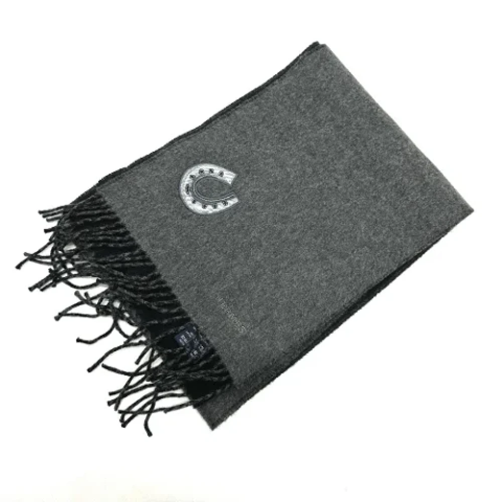 Hermès Vintage Pre-owned Fabric scarves Black Dames