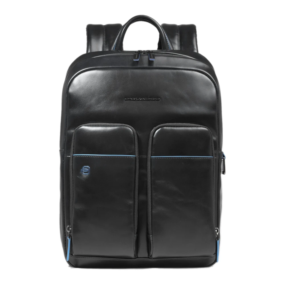 Piquadro Homme Noir Sacs, Taille: One Size Laptop Backpack 14"