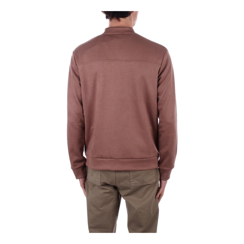 Costume National Bruine jas met rits en zakken Brown Heren