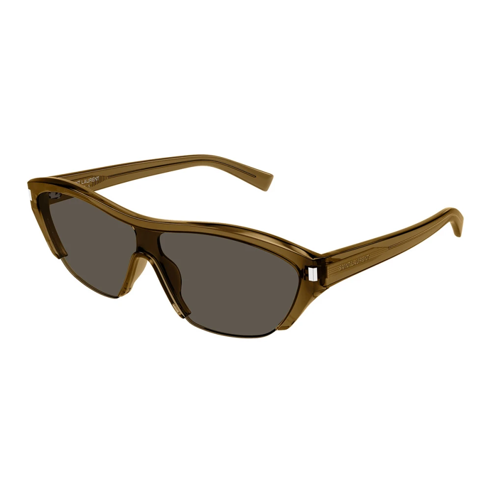 Saint Laurent Unisex Brown Transparent Sunglasses - Sunglasses - One Size - Accessories