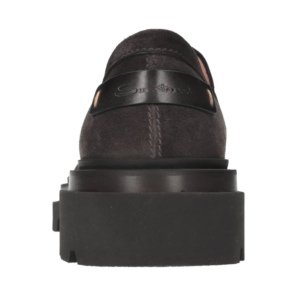 Santoni Suède Loafers