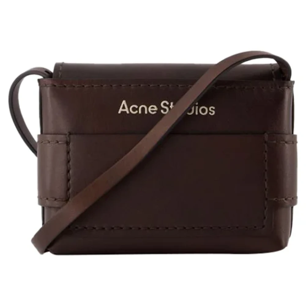 Acne Studios Leather handbags Brown Dames