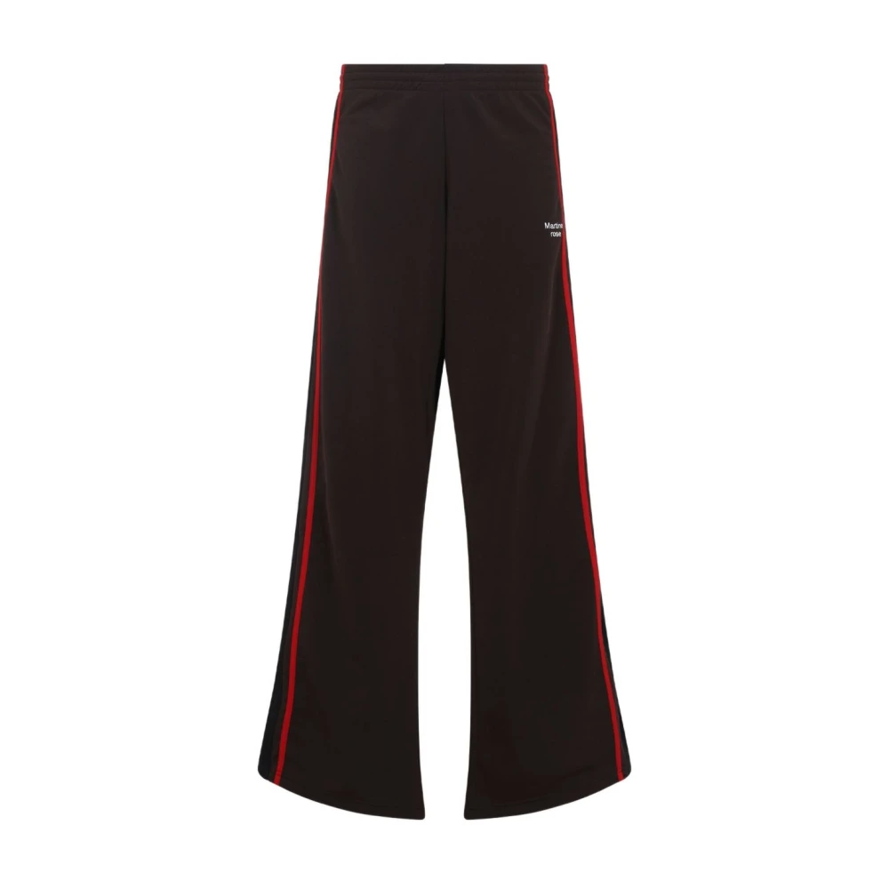 Martine Rose Uomo Marrone Wide Leg Trackpant