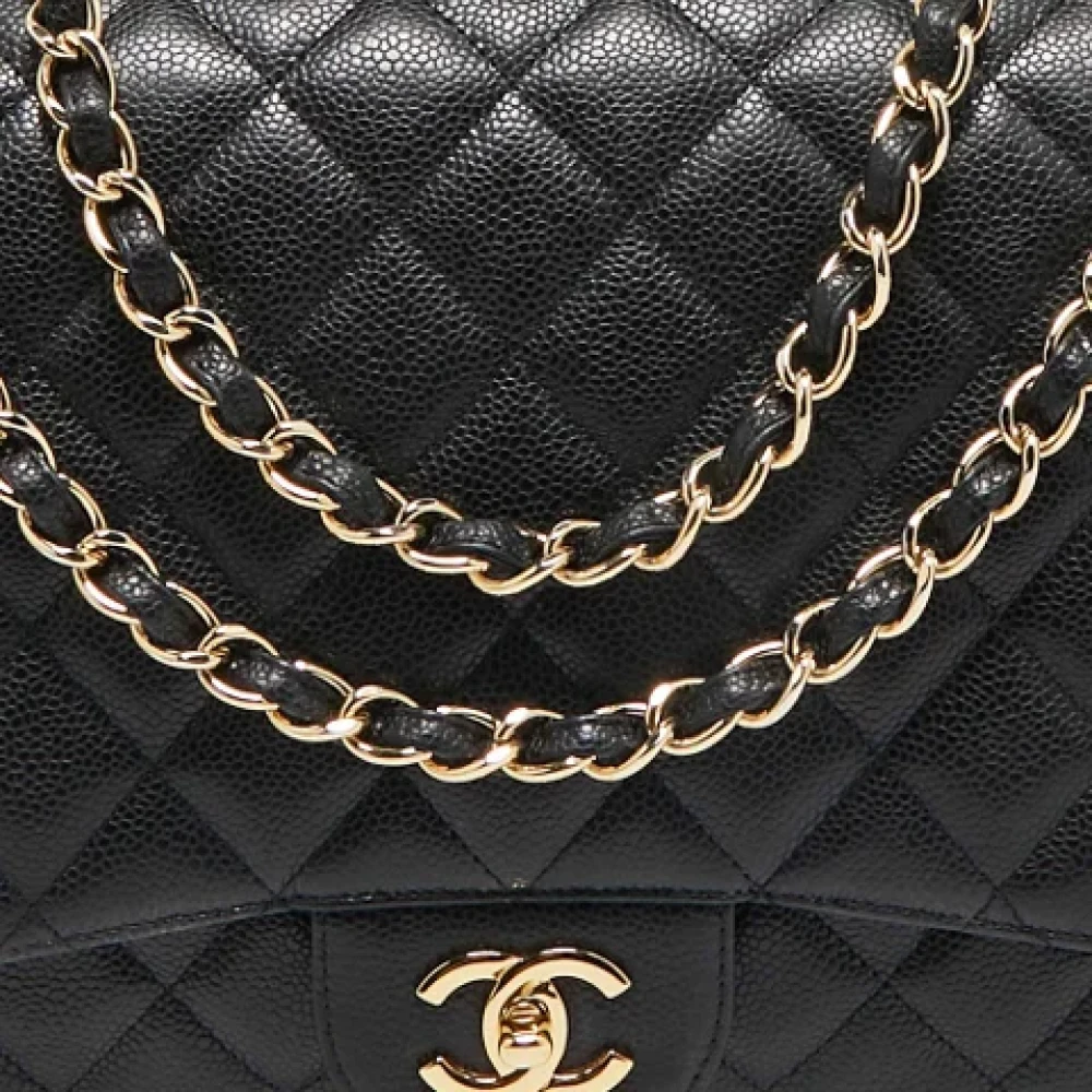 Chanel Vintage Pre-owned Leather chanel-bags Black Dames