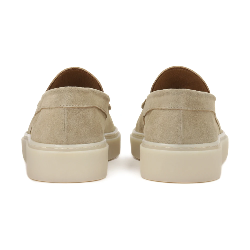 Kazar Beige suède instap sneakers voor heren Beige Heren