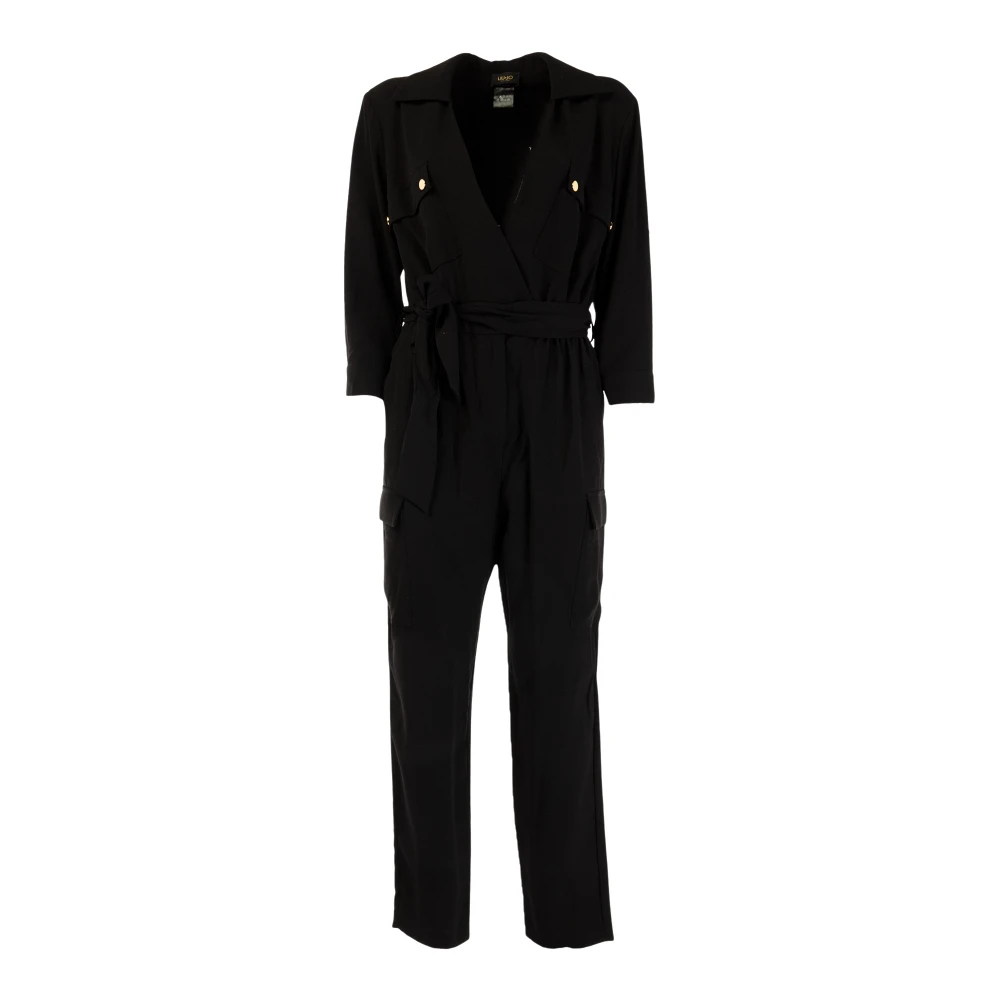 Liu Jo Lange Jumpsuit met Riem Black Dames