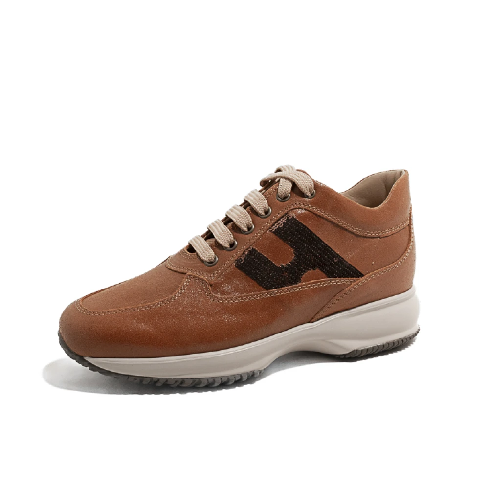 Hogan Interactive Aw23 Sneakers Dames Schoenen Bruin